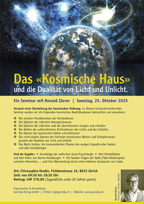 Seminar: Das «Kosmische Haus» und die Dualität von Licht und Unlicht