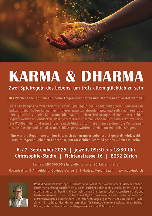 Seminar: Karma & Dharma – Die Spielregeln des Lebens